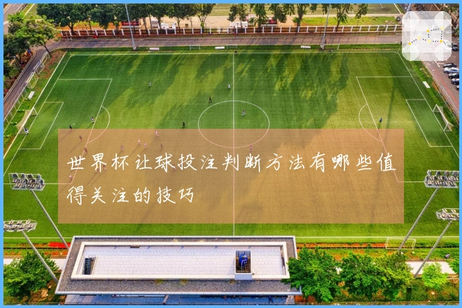 世界杯让球投注判断方法有哪些值得关注的技巧